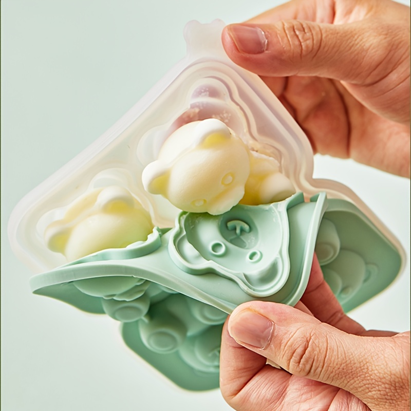 Nette Teddybär Eis Würfel, Der bilden Spritzen-nachweisen Und Leicht Zu gefallen, für Kühlschrank Mit Container, Nette Bär Eis Würfel Tablett