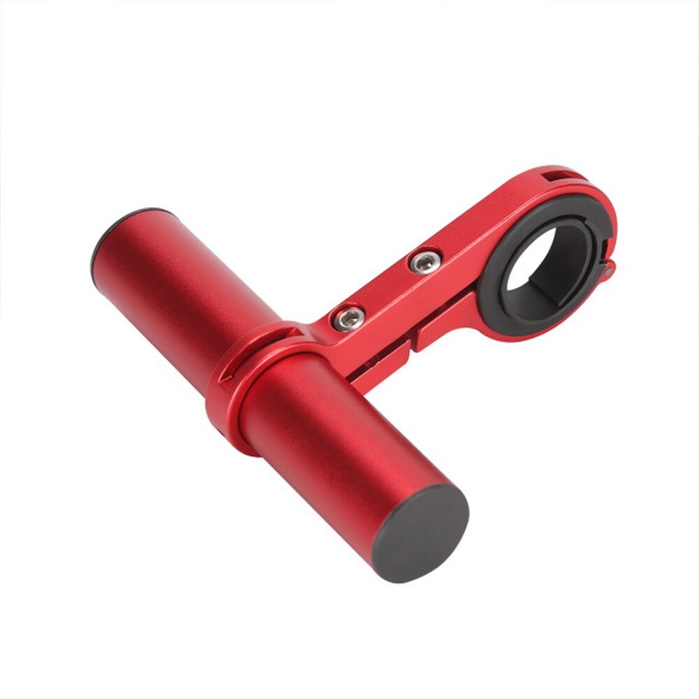 20CM Tube Bicycle Handlebar Extender Mount Mountain Bike Cycling Lamp Holder Accessorie: 10cm Red