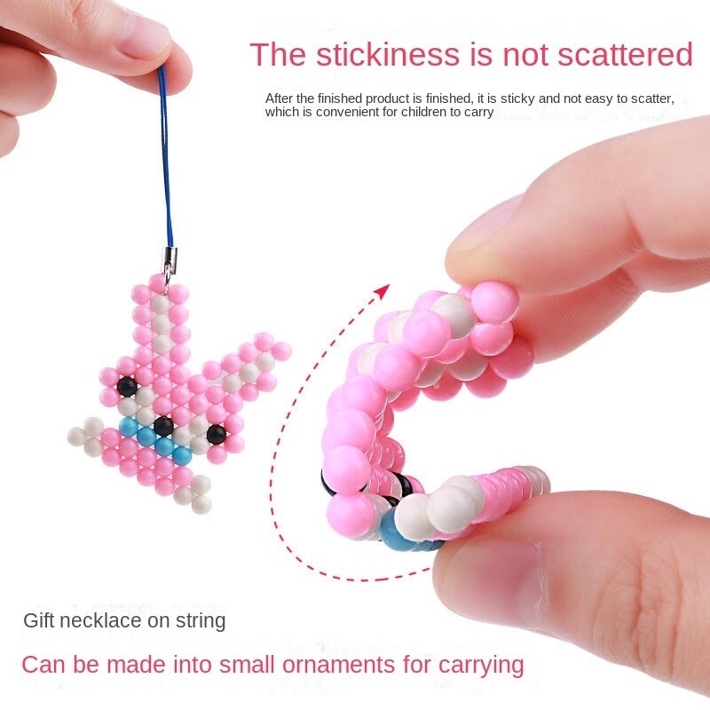 Magic Water Mist Magic Beads Handmade Diy Girls&#39; Water-soluble Beads Early Education Children&#39;s Educational Toy