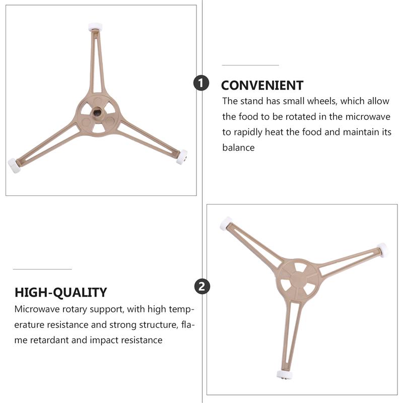 2Pcs Triple Arm Magnetron Draaitafel Ring Magnetron Glas Plaat Lade Ondersteuning Houder