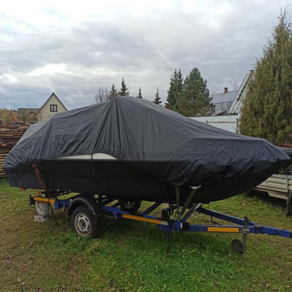 Barco – housse de bateau pour Yacht 10-22ft 210D 420D, couverture de neige d&#39;hiver, pare-soleil étanche, remorque robuste, couverture Marine