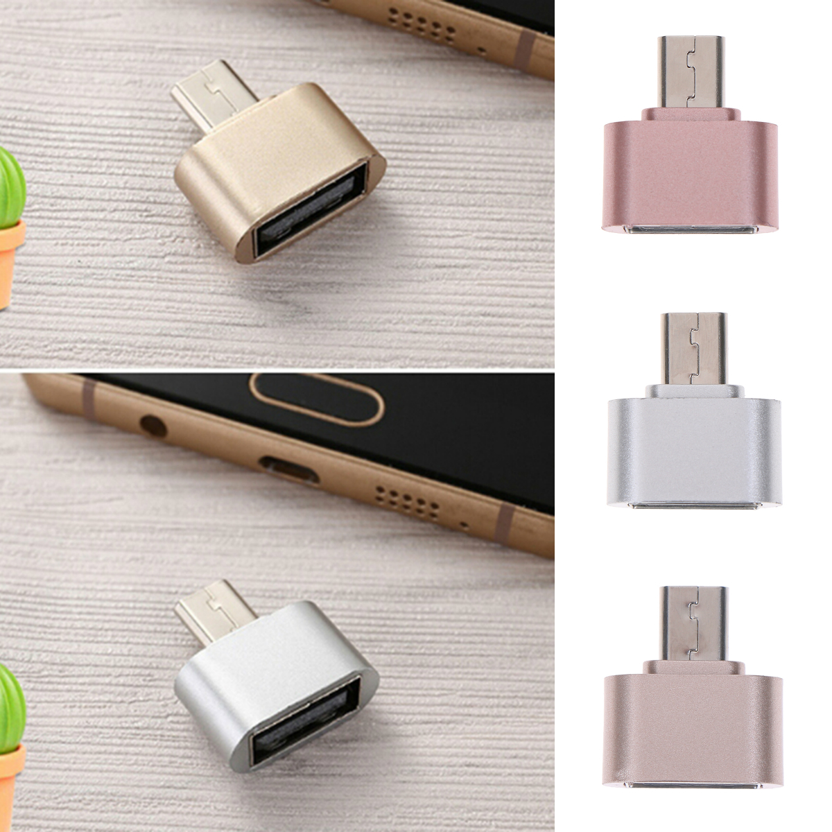 Micro USB OTG 2.0 Knuffel Converter Type-C OTG Adapter Voor Android Telefoon Voor Samsung Kabel Kaartlezer Flash drive OTG Kabel Reader