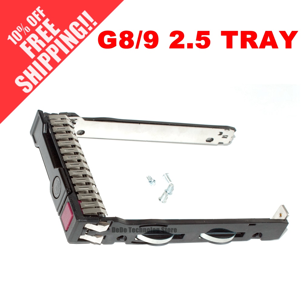 2.5 ''Sas Sata Hdd Caddy Bracket 651687-001 Voor Hp G8 Gen8 Gen9 G9 DL380 DL360 DL160 DL385 2.5Inch Server Lade Met Chip