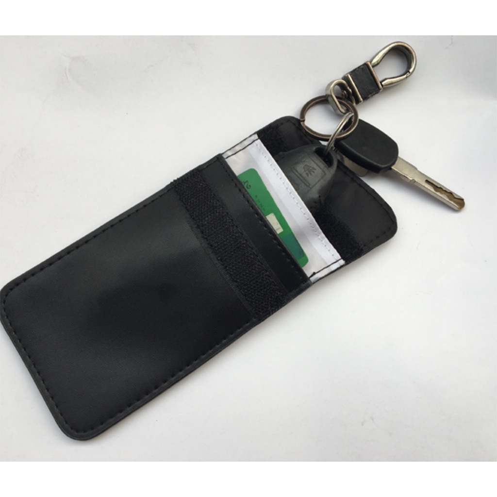 RFID Signal Blocking Bag Antitheft Pouch FOB Blocker Pocket For CarKey,Phone