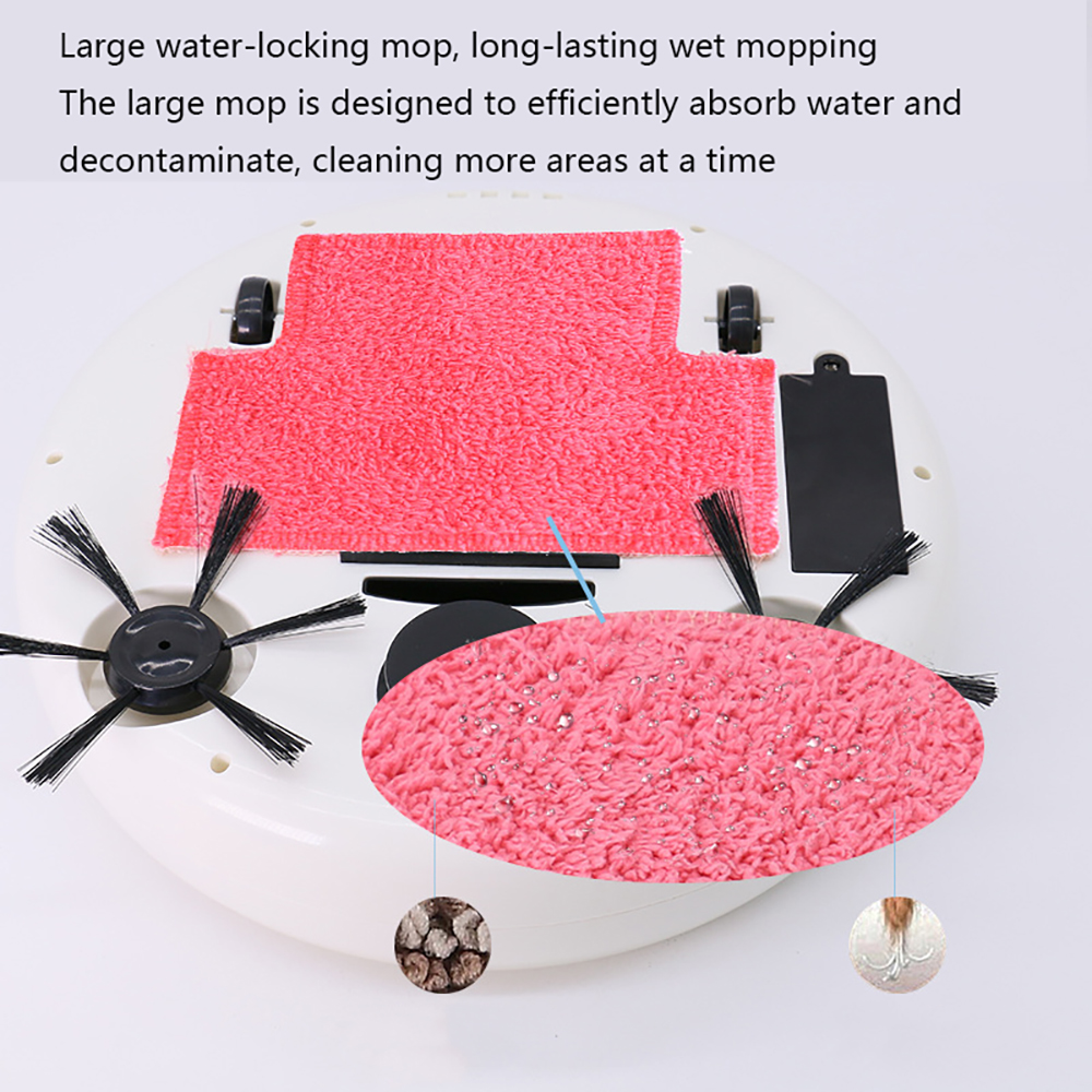 Automatic Vacuuming Robot Three-in-one Smart Wireless Sweeping Wet And Dry Cleaning Machine Charging Smart Vacuum Cleaner Home