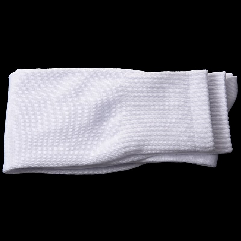 Chaussettes de sport pour hommes, baseball, hockey, football, longues et hautes (blanches)