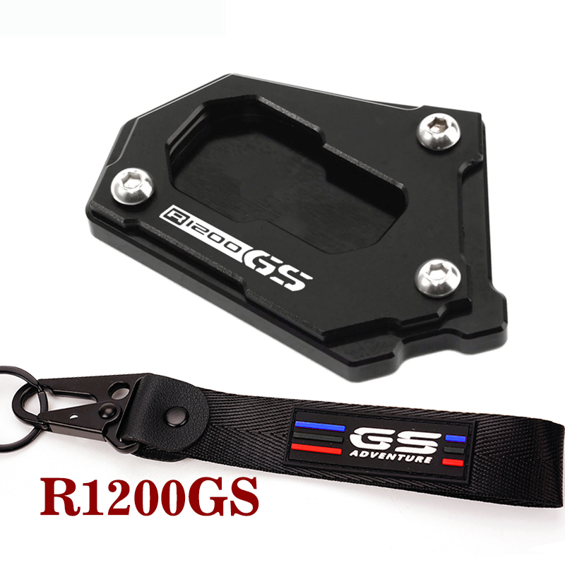 Para bmw r1250gs r1200gs r1250 gs aventura r1200 gs gsa gs1250 hp motocicleta kickstand suporte lateral ampliador almofada r 1250 1200 gs: Marfim