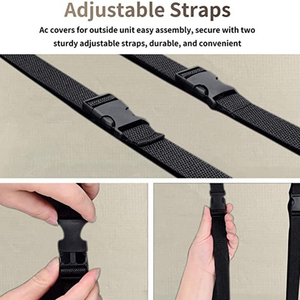 Air Conditioner Cover Full Coverage Protection Waterproof Oxford Cloth Window Air Conditioner Units Protector for Home