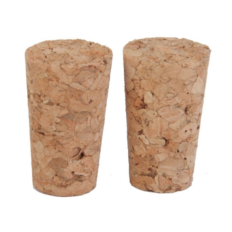 10 stk koniske korkpropper diy håndverk kunstmodell bygning 22*17*35mm