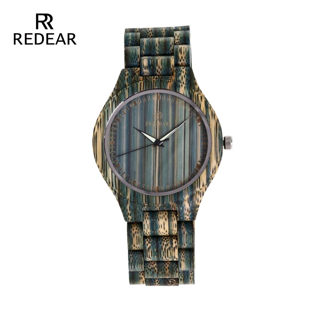 REDEAR Koppels Bule Bamboe Hout Horloge Luxe Vrouwen Automatische Horloge Mannen Automatische Quartz Horloges