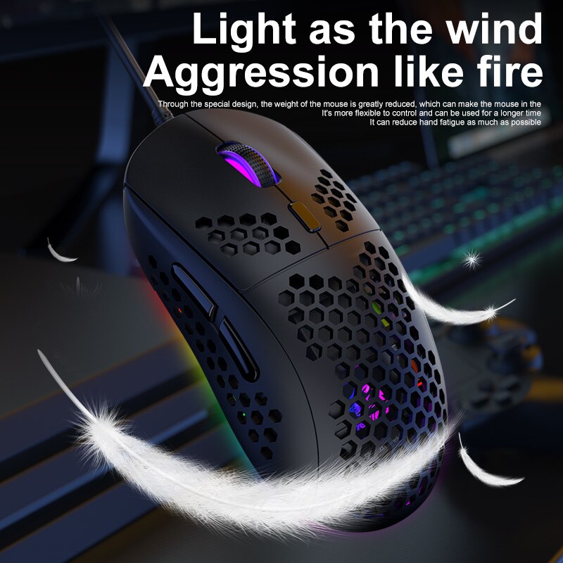 Wired Keyboard Mouse and Mouse pad Set Gaming Mechanical Keyboards 62 keys RGB Backlit Blue Red Switch for PC Gamer