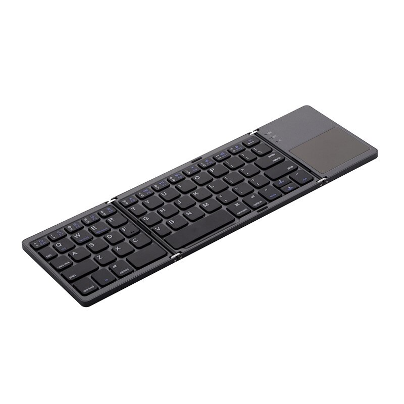 Draagbare Opvouwbare Toetsenbord Voor Ipad Toetsenbord Met Touchpad Mini Bluetooth Wireless Keyboard Voor Ipad Huawei Samsung Lenovo Tablet