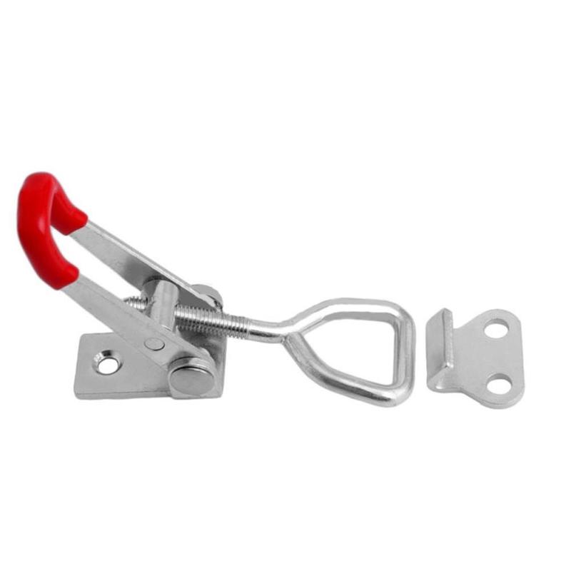 Abrazadera rápida de Hardware de capacidad de fijación de 100kg Gh-4001 Bloqueo de hebilla de puerta mecánica Sd de acero inoxidable tipo Jy hebilla D1W4