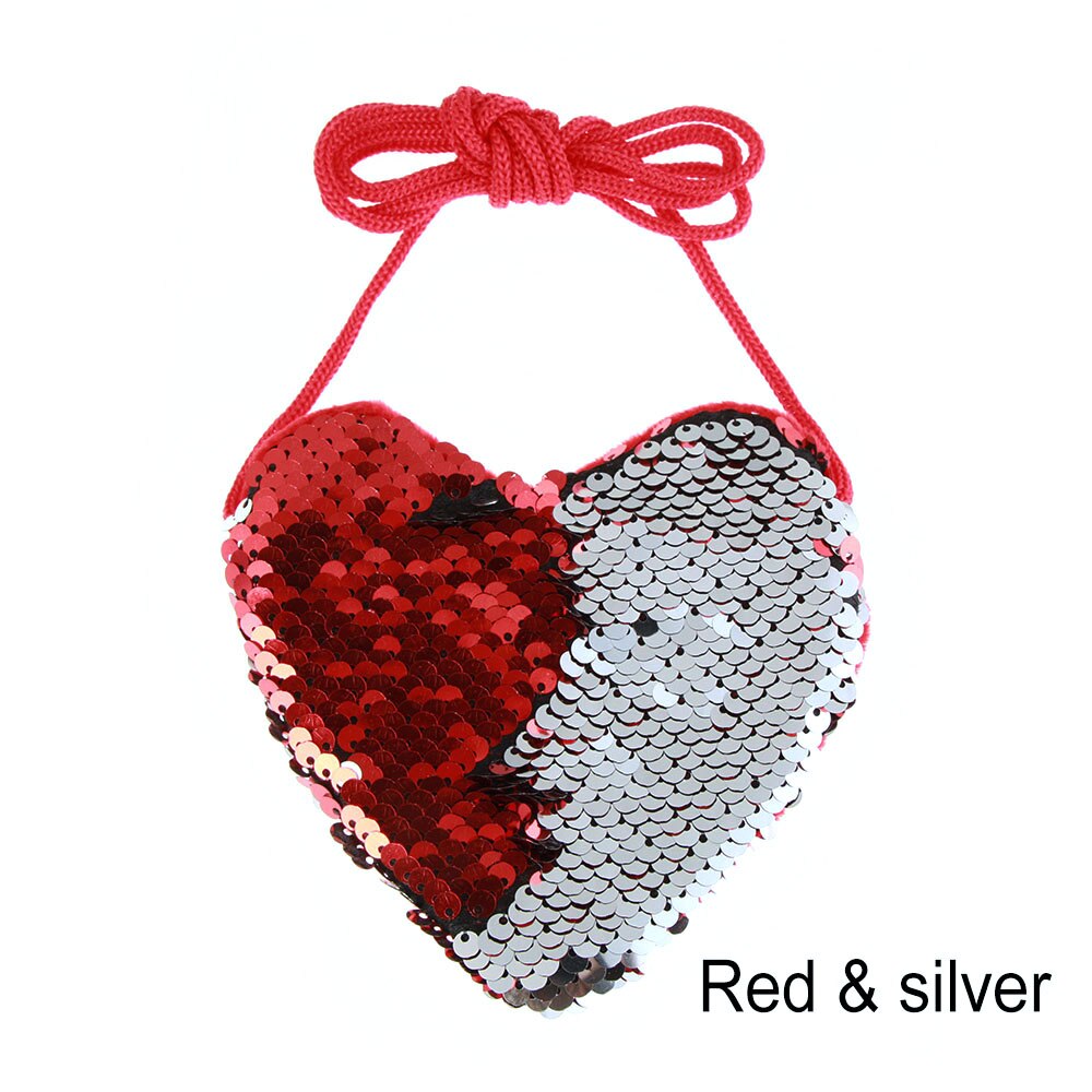 New Fashion Mermaid paillettes portamonete portafoglio per bambini ragazza borsa scintillante borsa da donna borsa con cerniera pacchetto pochette: RS