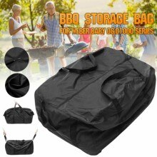 1*Storage Carry Bag 74*57*43cm BBQ Storage Carry Duffle Bag For Weber BABY Q&amp;Q1000 Series Black In Stock