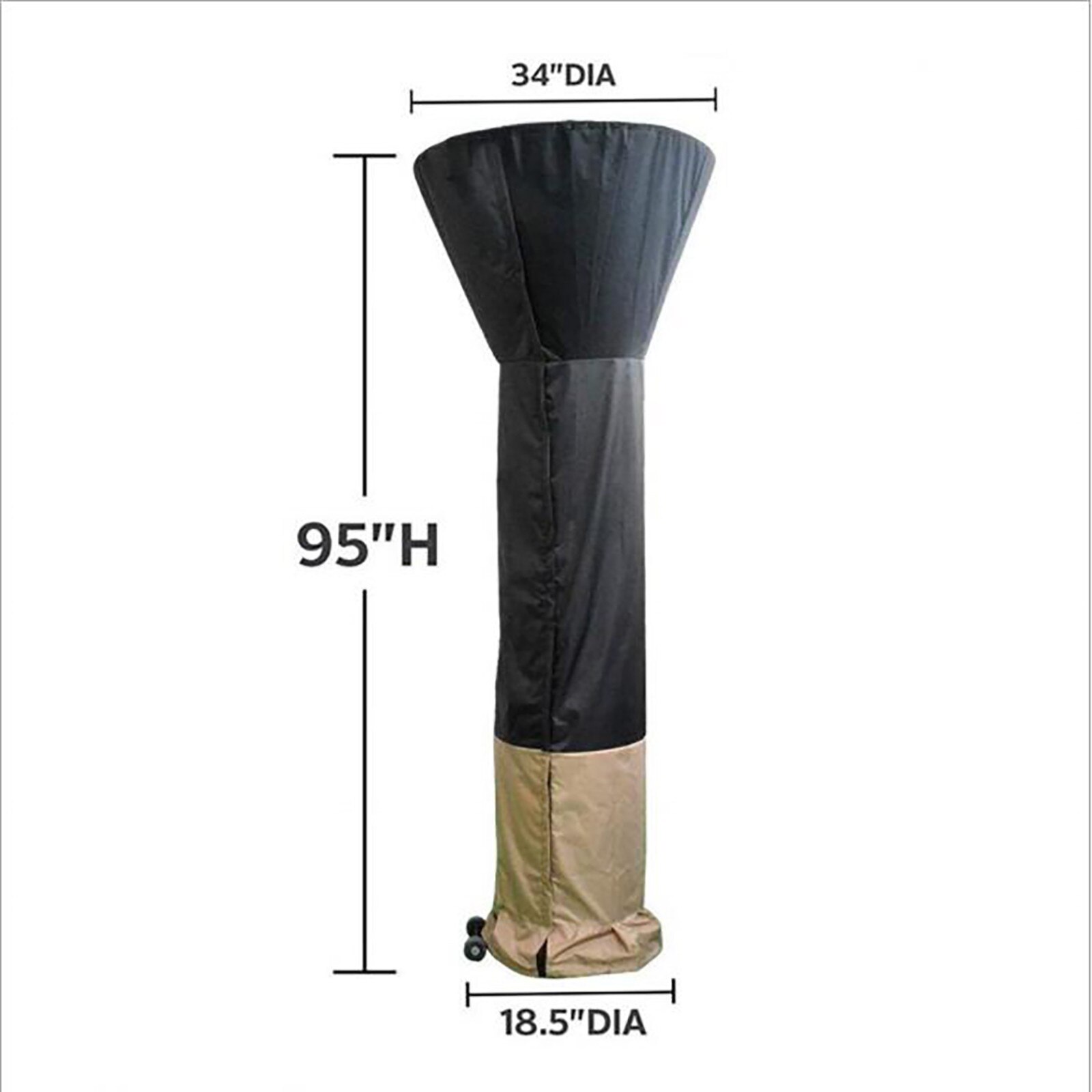 Heavy Duty Waterdichte Outdoor Tuin Patio Heater Vuil Cover Protector