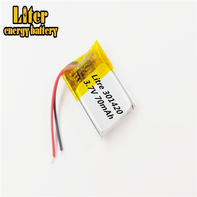 direct Bluetooth 301420 3.7V 70MAH 301520 301420 compound lithium battery