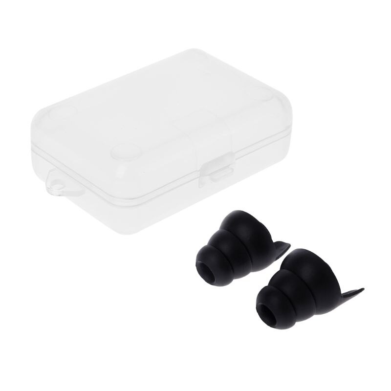 1 Pair Silicone Earplugs Noise Cancelling Ear Plugs Hearing Protection