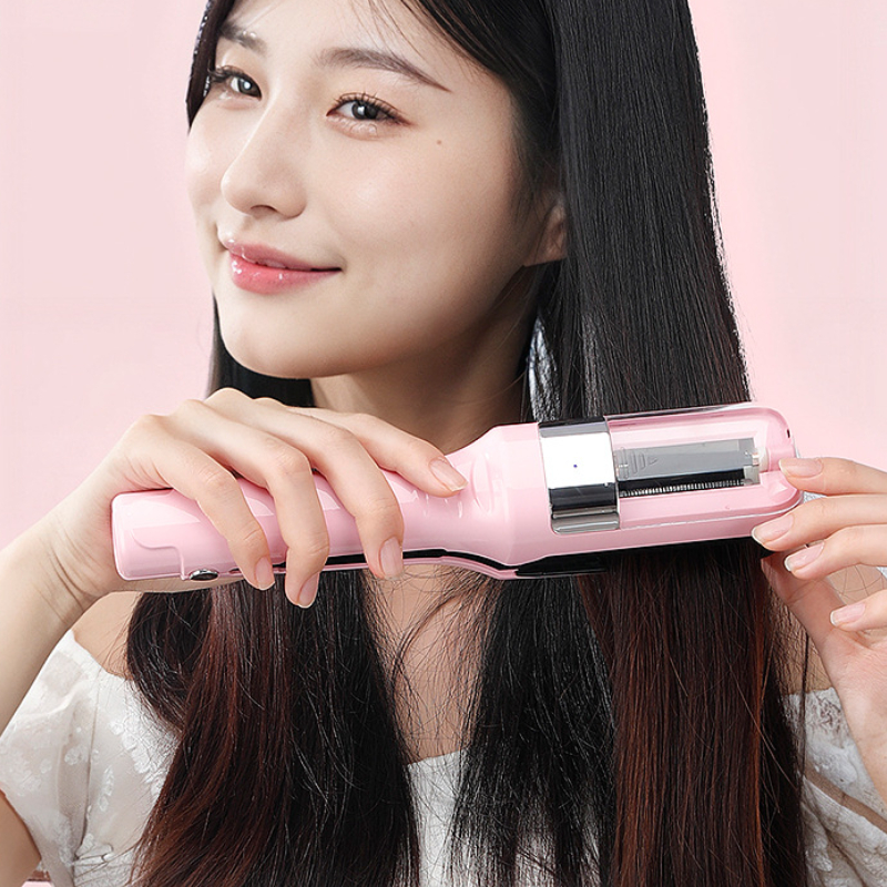 Cortadora de pelo dividida para mujer, Máquina para cortar cabello inalámbrica con extremos abiertos, seco, dañado, quebradizo, , automática