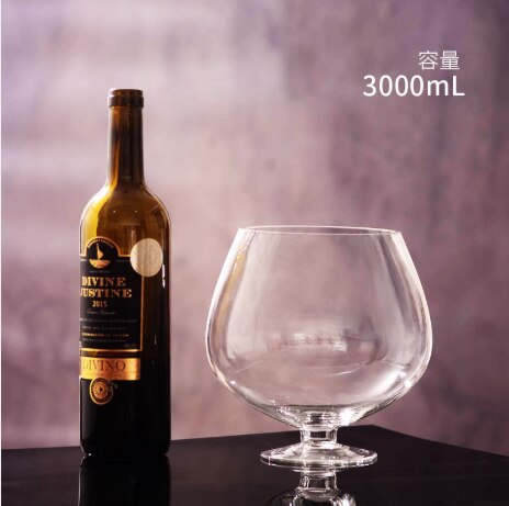 Jm 2000ml - 4000ml- party sjove glas / vinglas / cocktailglas glaskop krystal vinglas whiskyglas ølglas