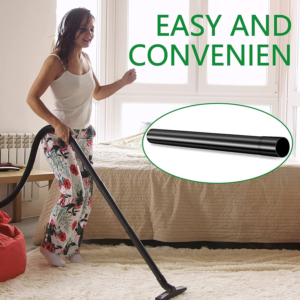 Black Vacuum Extension Wand Vacuum Attachments For 1.25 Inch（32mm）/Shop Vac Vacuum