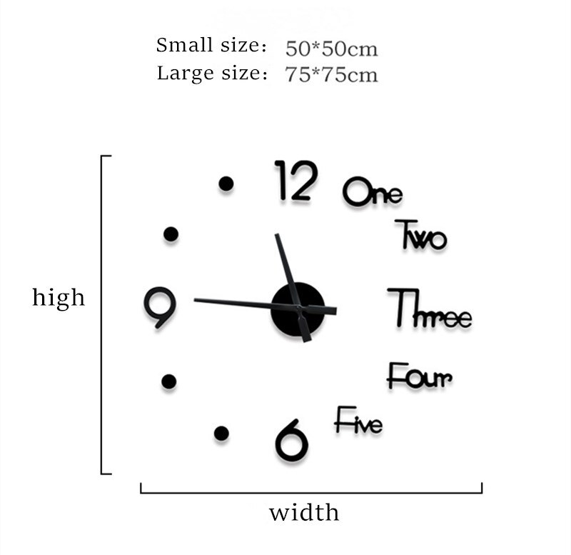 1 sztuk Diy 3D akrylowe nowoczesny projekt kwarcowy duże zegary ścienne lustro mechanizm naklejki Dom Lving dekoracja pokoju igły