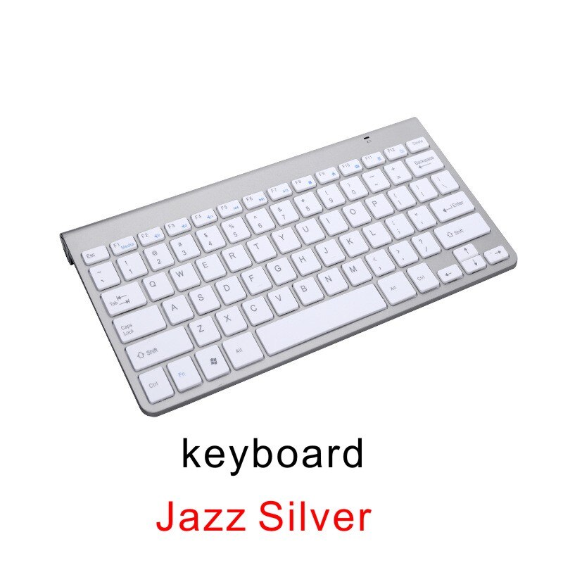 HXB Keyboard Mouse Wireless Keyboard and Mouse Combo MINI Ultra Slim Ergonomic Mouse Keyboard For Macbook Laptop PC Notebook MI: keyboard Silver