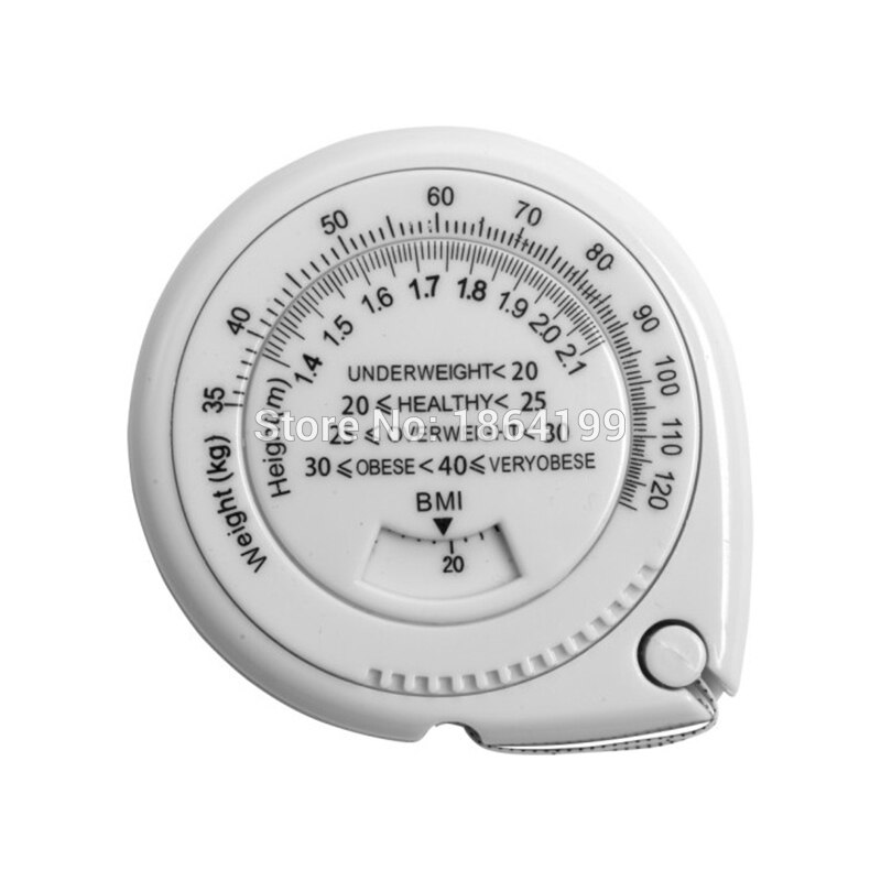 0-150cm Accurate health BMI Calculator BMI body measure tape, waist measure tape, 20pcs/lot