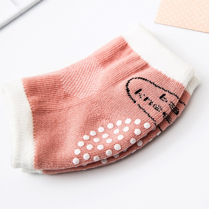 3 Pairs Baby Toddler Crawling Socks Children&#39;s Anti-fall Girl Baby Knee Sleeve Baby Protection Knee Socks