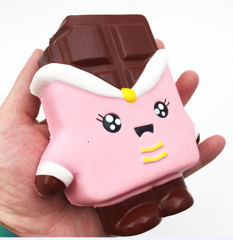 Kawaii Squishy PU Foam Scented Soft Cake Bread Strawberry Unicorn Slow Rising Cute Squishies Squeeze Toys For Kids: Gold