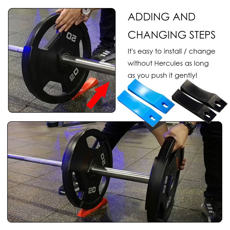 Deadlift Bar Jack Alternative Wedge Load and Unload Barbell Weight Plates Weight lifting Fitness Powerlifting Strength Training