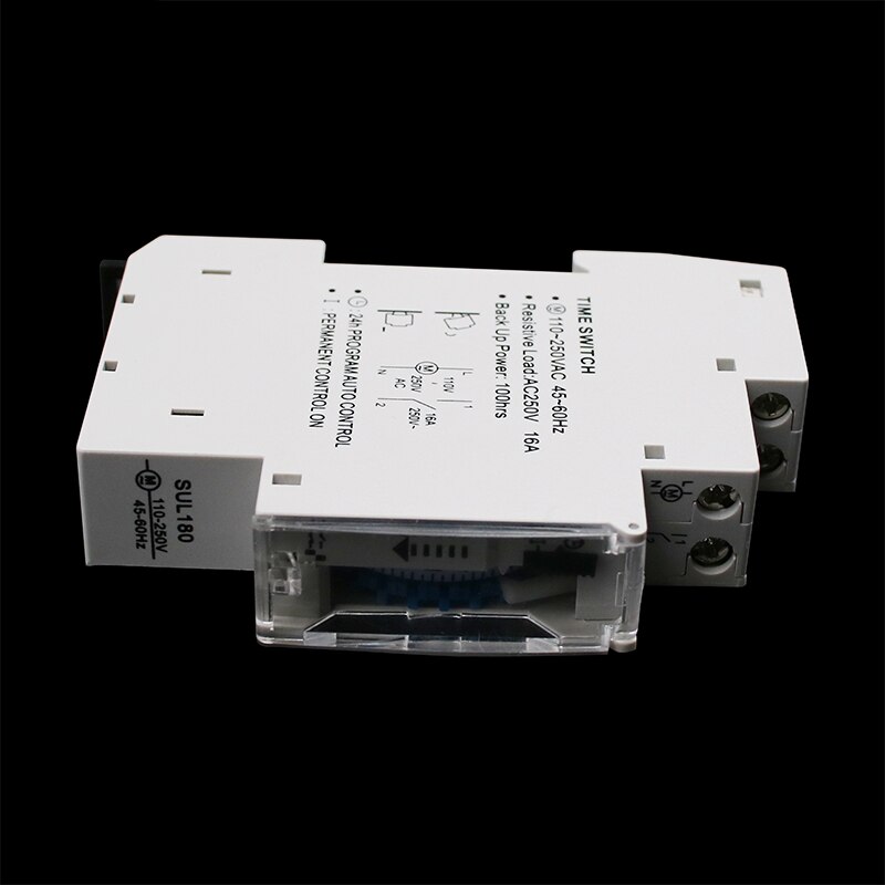 Timer mecânico sul180a, timer de 15 minutos, 24 horas, programável, trilho din, interruptor de tempo, medição de relé, instrumentos de análise, novo