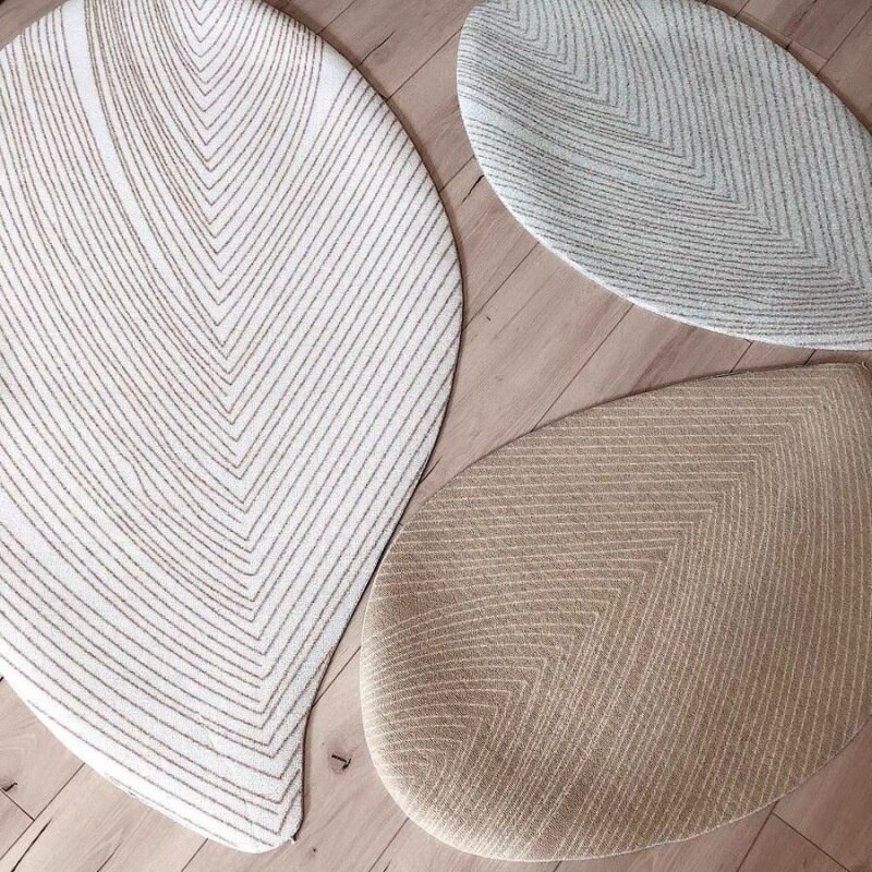 Nordic Boom Blad Speciale-Vormige Thee Tafel Mat Woonkamer Vloer Tapijt Zachte Imitatie Kasjmier Tapijt Sofa Slaapkamer Bed tapijten