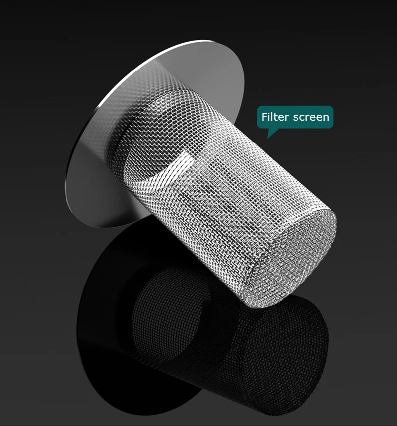 Roestvrijstalen afvoerputje Filter Mesh Gootsteenzeefje Douche Afvoerputje Stopper Anti-verstopping Filter Val Badkamer Accessor