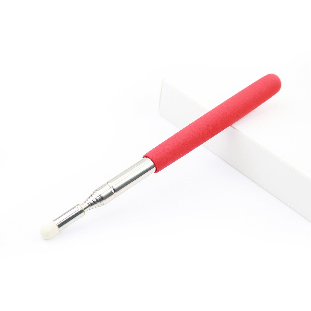 1 meter telescopic baton touch pointer pen electronic whiteboard pen teaching stick Office cultural and educational supplies: Red