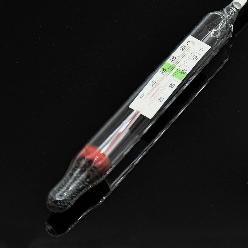 Seawater Density Meter 1.000-1.060 Seawater Salinity Meter Baume Glass Hydrometer Densitometer 2 In 1 With Thermometer 5 Pcs
