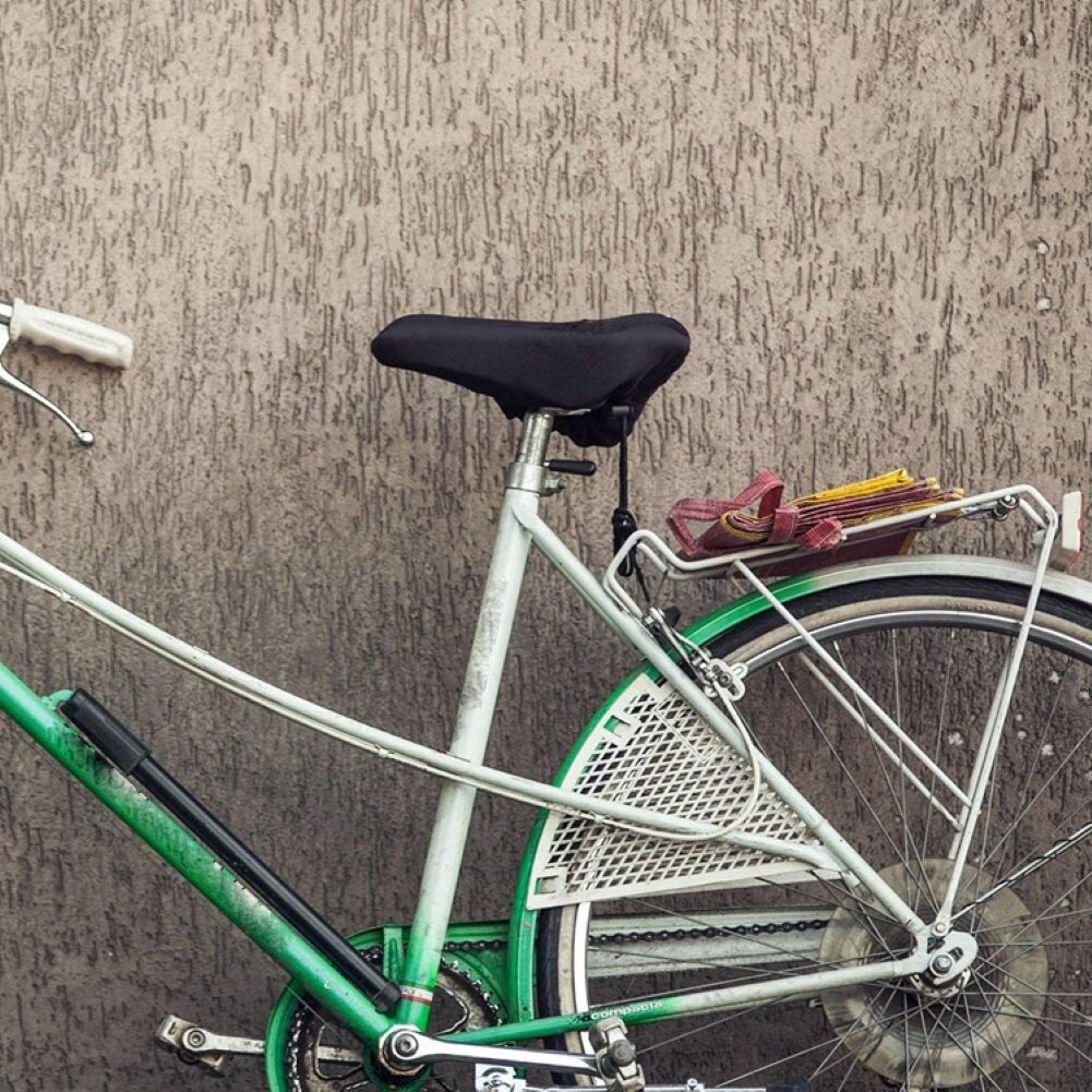 Cykelstol regnslag vandtæt beskyttende elastisk støv- og regnafvisende uv-beskytter cykelsadelbetræk cykeltilbehør