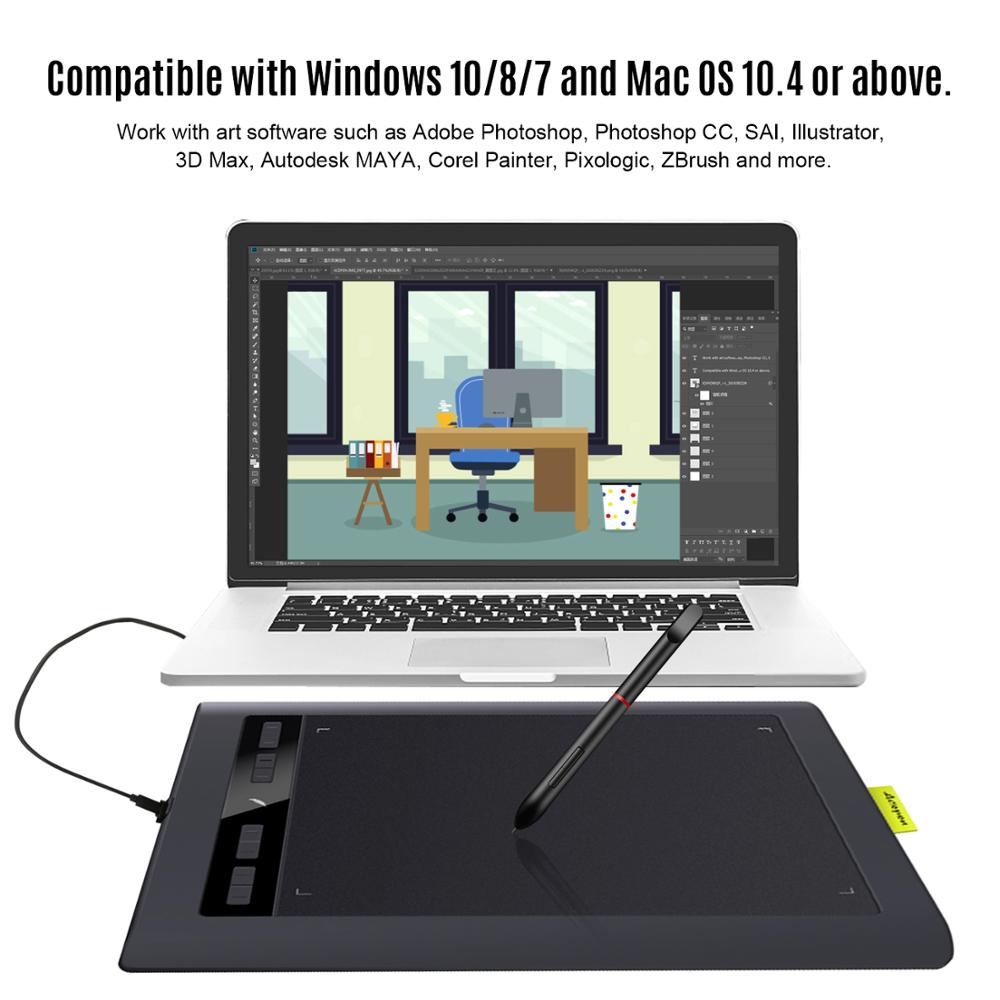 8162 level 266PPS 10 inch digital tablet hand-painted tablet computer drawing board animation PS electronic mouse