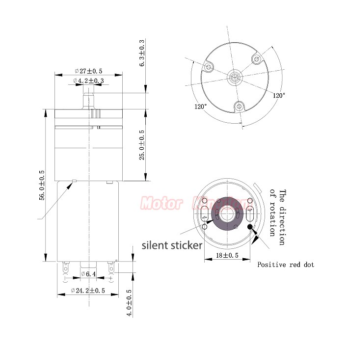 DC 6V 12V Micro Mini 370 Motor Air Pump Micro Pressure Pump for Fish water tank Aquarium