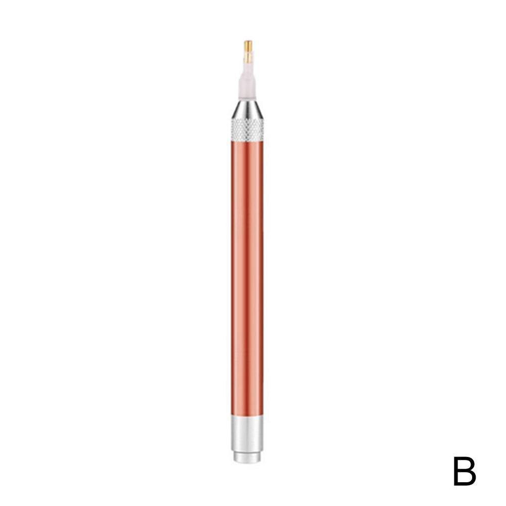 1Pc 5D Diamond Painting Tools Lighting Point Drill Pen with 5 Styles Head Sross Stitch Tool DIY Embroidery Crafts [NO BATTERY]: B