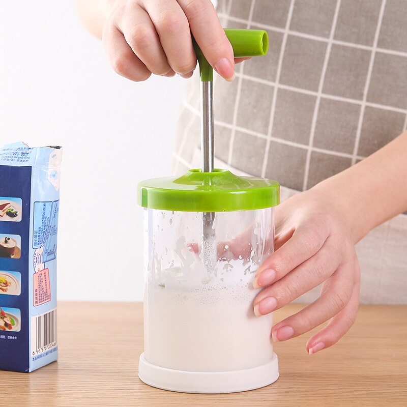 Handmatige Melkopschuimer Schuim Maker Koffie Melk Double Mesh Melk Creamer Foamer keuken accessoires gadget