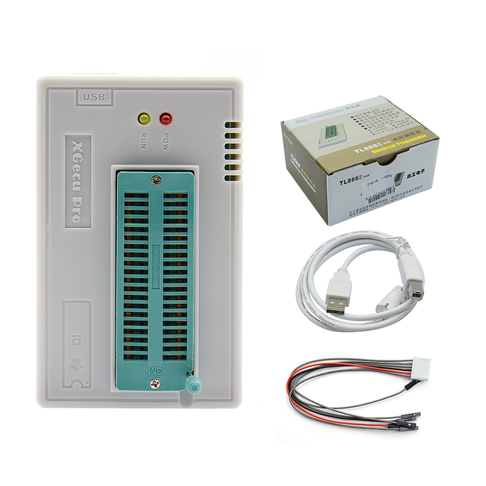 Nyeste 100%  originale  v10.08 tl866ii plus universal minipro programmer+spi driver højhastigheds programmerer