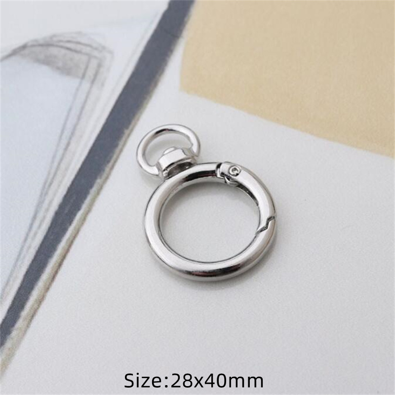 5pcs Metal Swivel Snap Lobster Claw Clasp Carabiner for DIY Handbag Jewelry Keyring Keychain Make Supplies Accessories