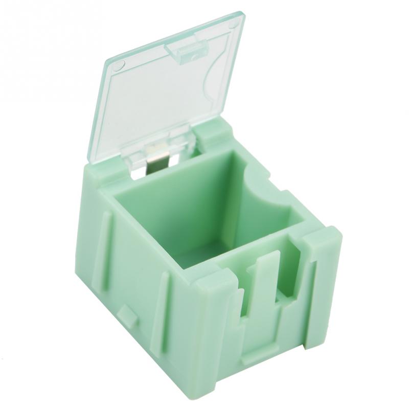 50 Stuks Smt Smd Elektronische Component Container Opbergdozen Elektronische Componenten Zelfsluitende Gesp Dozen Mini Opslag Kit