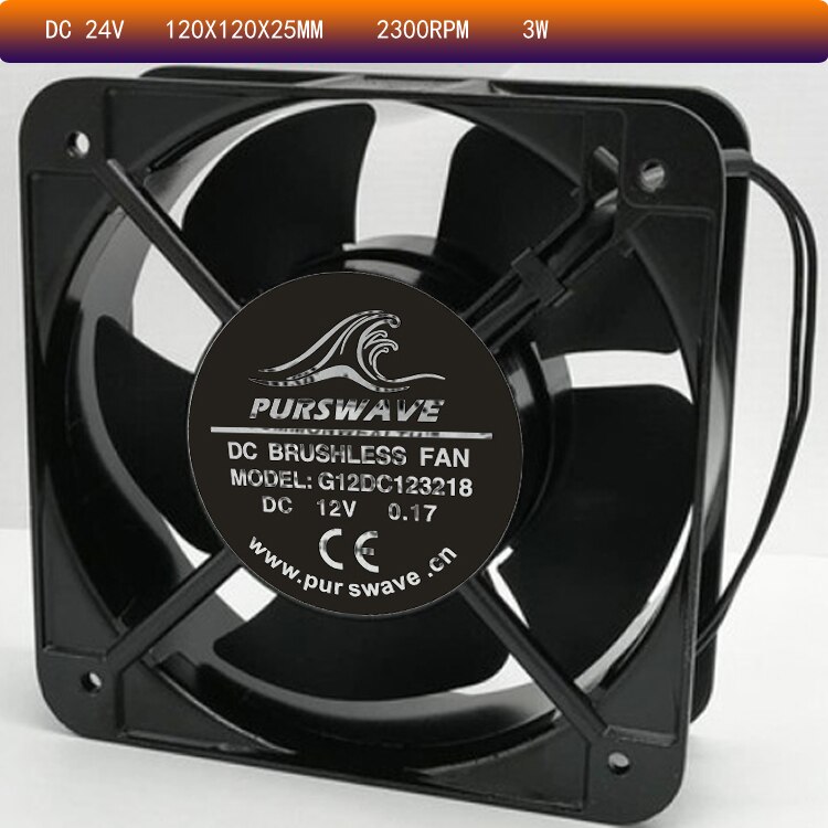 PURSWAVE CP4x6x240 Mini condenser Radiator with 2pcs 12V24V220V 120*120*25mm fan Fin space copper tube heat exchanger