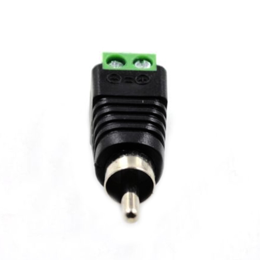 Video Adapter Replace Plug Portable AV Screw Terminal Metal Accessories Small Speaker Cable Jack Male Wire Audio Connector