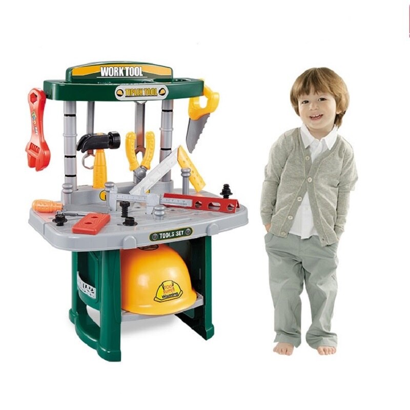 Værktøjssæt til børn pædagogisk intelligens legetøj baby værktøjssæt børneværktøj boks ingeniør værktøjssæt til børn
