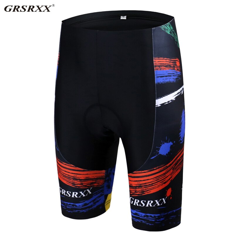 GRSRXX Cycling Shorts Pro Shockproof MTB Mountain Bike Bicycle Riding Cycling Pants Bike Racing Tights With 5D Gel Padded: Cycling Shorts / L