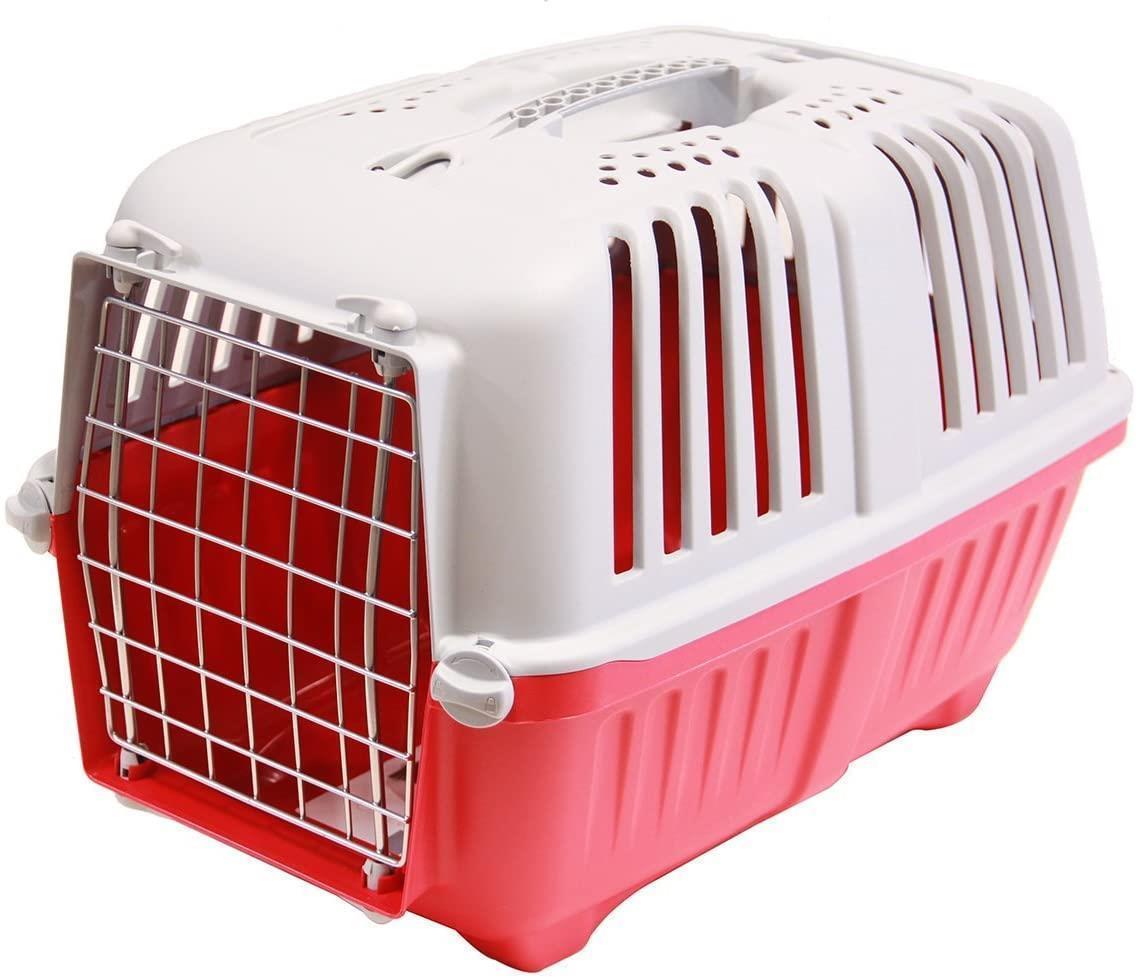 BPS Transportín Rígido para Perro o Gato Animales Domésticos Tamaño M/L