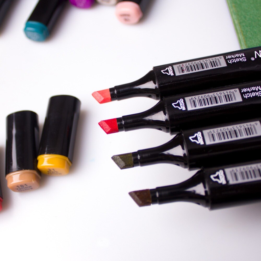 TOUCHFIVE-rotuladores profesionales de doble punta para dibujo, Set de 60/80/168 colores, rotuladores artísticos para dibujo de cómic, Manga, grafiti